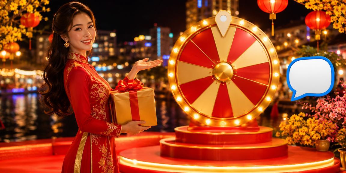Người chơi trải nghiệm Roulette tại chợ đêm Nha Trang